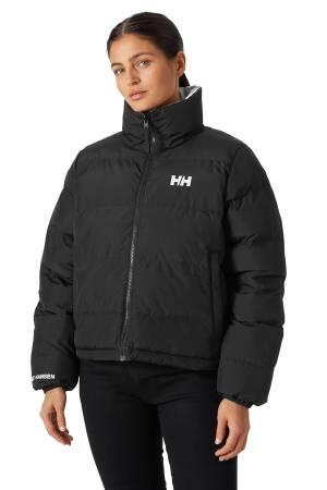 Yu 23 Reversible Puffer Kadın Mont - 54061 Siyah - Thumbnail